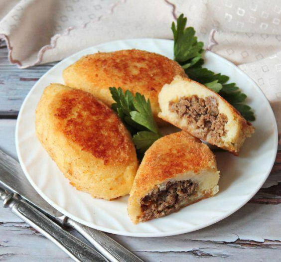 Картопляні зрази з лівером