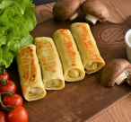 Млинці з куркою та грибами